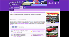 Desktop Screenshot of forums.fordthunderbirdforum.com