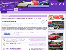 Tablet Screenshot of forums.fordthunderbirdforum.com